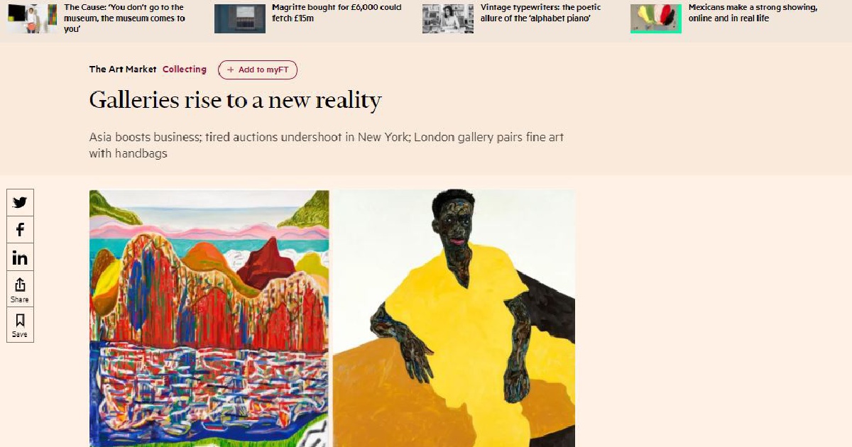 Press Omer Tiroche Gallery